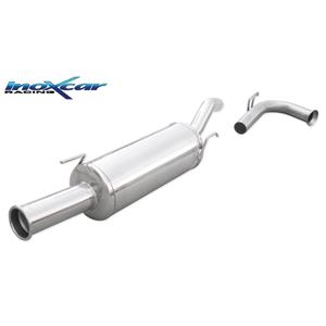 Renault 100% RVS Sportuitlaat passend voor  Clio I 1.8 16v 135pk -1998 1x76mm RetrÃ² Style