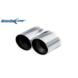 Renault 100% RVS Sportuitlaat passend voor  Clio IV 1.2 75pk 2013- 2x80mm X-Race