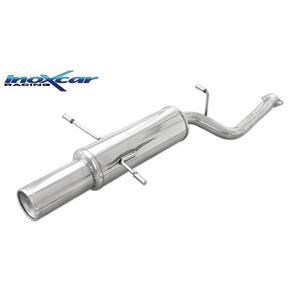 Subaru 100% RVS Sportuitlaat passend voor  Forester 2.0 16v LX 125pk 1998- 1x102mm