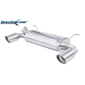 Toyota 100% RVS Dubbele Sportuitlaat passend voor  GT86 2.0 (200pk) Facelift 2017- 1x114mm Racing