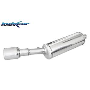 Volkswagen 100% RVS Sportuitlaat passend voor  Golf I Cabrio 90/98/112pk -1984 1x102mm