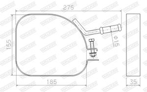 Halter, Abgasanlage Walker 80597