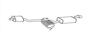 Alfa Romeo Einddemper - Easy2Fit Kit - Set met montagedelen