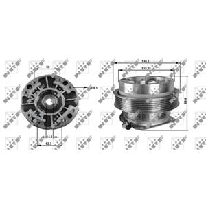 Nrf Koppeling, Radiatorventilator  49705