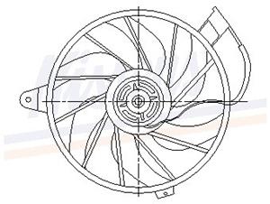 Nissens Ventilator, condensor, airconditioning  85512