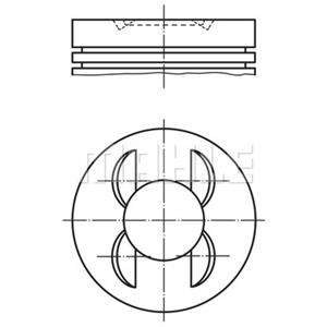 Mahle Zuiger  002 51 02