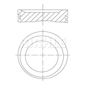 Mahle Zuiger  011 75 01