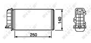 Alfa Romeo Kachelradiateur, interieurverwarming