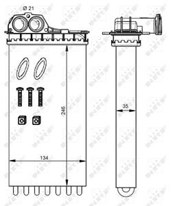 Citroen Kachelradiateur, interieurverwarming