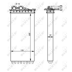 Citroen Kachelradiateur, interieurverwarming