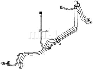 mahleoriginal Hochdruck-/Niederdruckleitung, Klimaanlage Mahle Original AP 136 000P