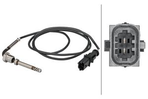 Sensor, Abgastemperatur Hella 6PT 358 181-491