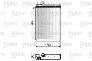 Wärmetauscher, Innenraumheizung Valeo 811507