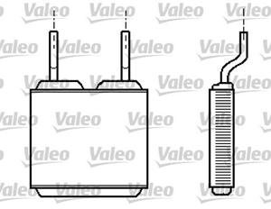 Wärmetauscher, Innenraumheizung vorne Valeo 812149