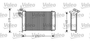 Wärmetauscher, Innenraumheizung Valeo 812296
