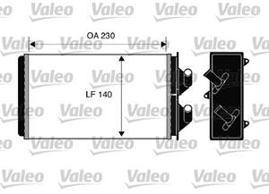 Wärmetauscher, Innenraumheizung Valeo 812303