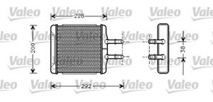 Wärmetauscher, Innenraumheizung Valeo 812335