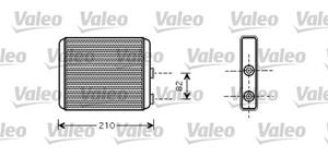 Wärmetauscher, Innenraumheizung Valeo 812363