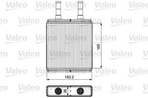 Wärmetauscher, Innenraumheizung Valeo 812427