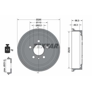 Textar Remtrommel  94022600