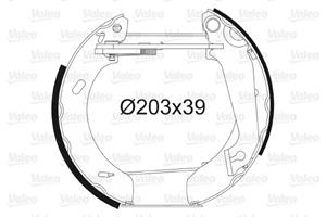 Bremsbackensatz Hinterachse Valeo 554671