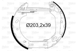 Bremsbackensatz Hinterachse Valeo 554737