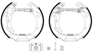 Bremsbackensatz Hinterachse Hella 8DB 355 038-121