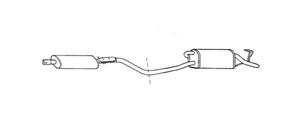 Fiat Einddemper - Easy2Fit Kit - Set met montagedelen