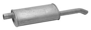 HELLA Endschalldämpfer OPEL 8LD 366 030-871 852402 Endtopf,Auspuff Endtopf,Nachschalldämpfer,ESD
