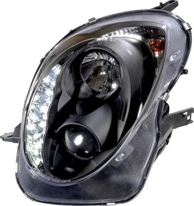 Alfa Romeo Set koplampen passend voor incl. DRL  Mito 2008- - Zwart