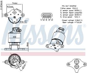 AGR-Ventil Nissens 98360