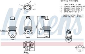 AGR-Ventil Nissens 98370