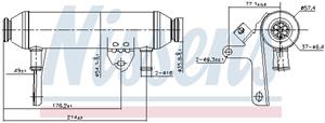 Kühler, Abgasrückführung Nissens 989292