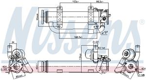 Kühler, Abgasrückführung Nissens 989398