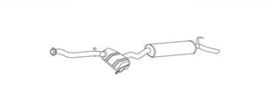 Lancia Einddemper - Easy2Fit Kit - Set met montagedelen