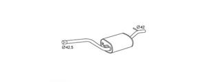 Ford Middendemper - Easy2Fit Kit - Set met montagedelen