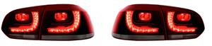 Volkswagen Set R-Look LED Achterlichten passend voor  Golf VI 2008-2012 excl. Variant - Rood/Smoke