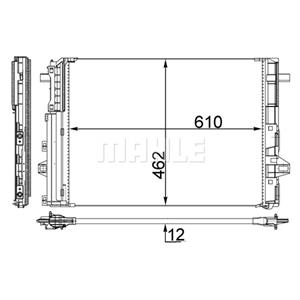 Mahle Condensator, airconditioning BEHR  AC 446 000S