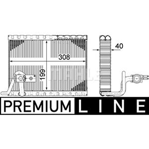 Mahle Verdamper, Airconditioner BEHR  AE 124 000P