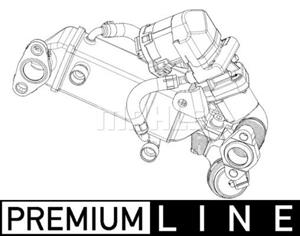 mahleoriginal Kühler, Abgasrückführung Mahle Original CE 10 000P