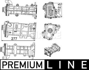 mahleoriginal Kühler, Abgasrückführung Mahle Original CE 23 000P