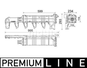 mahleoriginal Kühler, Abgasrückführung Mahle Original CE 37 000P