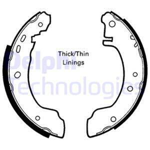 Bremsbackensatz DELPHI LS1620