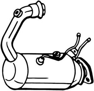Ruß-/Partikelfilter, Abgasanlage Bosal 095-814