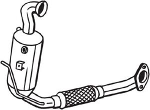 Ruß-/Partikelfilter, Abgasanlage Bosal 097-765
