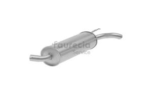 faurecia Endschalldämpfer Easy2Fit mit Anbauteilen hella für renault twingo i (C06)