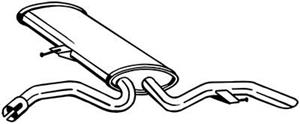 Endschalldämpfer Bosal 190-371