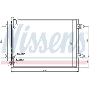 Nissens Condensor, airconditioning  94831