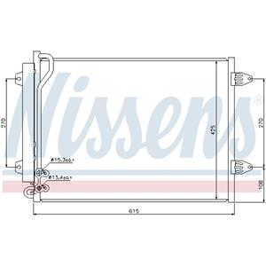 Nissens Condensor, airconditioning  94831