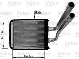 Wärmetauscher, Innenraumheizung Valeo 812436